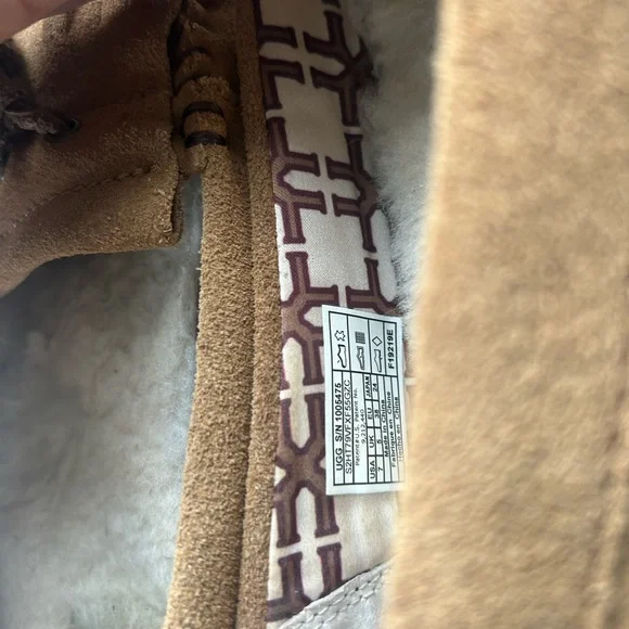 UGG Tan Suede Tassel Moccasins - Picture 5 of 6